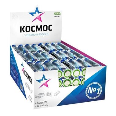 Батарейка LR03 (96 шт) КОСМОС KOCLR03 96BOX 278067