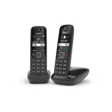 Радиотелефон DECT Gigaset AS690 DUO RUS Black L36852-H2816-S301