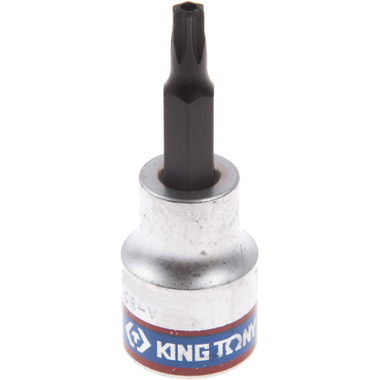 Насадка торцевая TORX с отверстием (T25Н; 50 мм; 3/8DR) KING TONY 302725