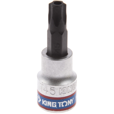 Насадка торцевая TORX с отверстием (T45Н; 50 мм; 3/8DR) KING TONY 302745