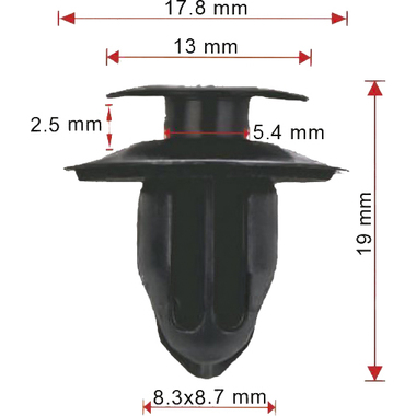 Пистон порога Avers  7586733030