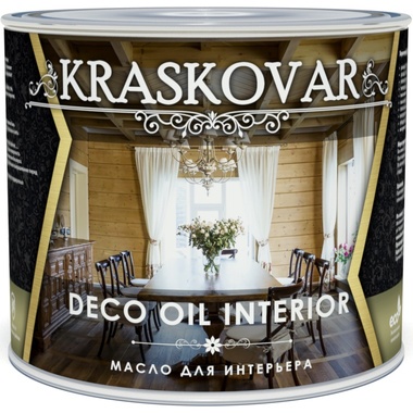 Масло для интерьера Kraskovar Deco Oil Interior бесцветный 2,2л 1106