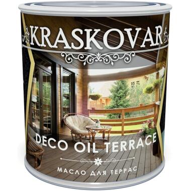 Масло для террас Kraskovar Deco Oil Terrace Белый 0,75 л 1132