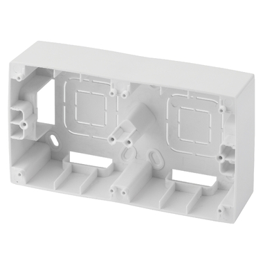 Коробка накладного монтажа ЭРА 12-6102-01 2 поста, Эра 12, белый Б0043170 ERA