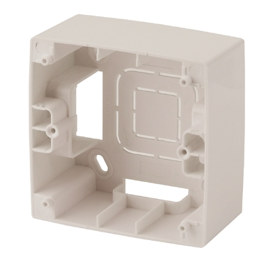 Коробка накладного монтажа ЭРА 12-6101-02 1 пост, Эра 12, слоновая кость Б0043161 ERA