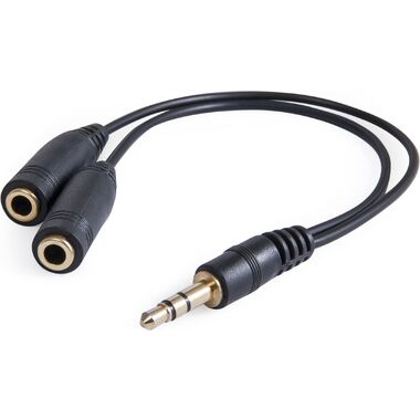 Разветвитель для наушников Defender Audio Jack для 2 наушников, 0,15 м 63001