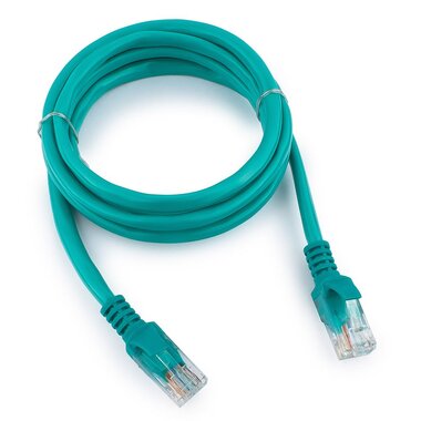 Патч-корд Cablexpert UTP PP12-1M/G кат.5e, 1м, литой, многожильный зелёный PP12-1M/G