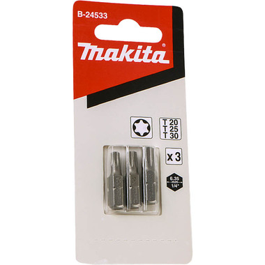 Набор бит (3 шт; Torx T20/25/30, 25 мм) Makita B-24533