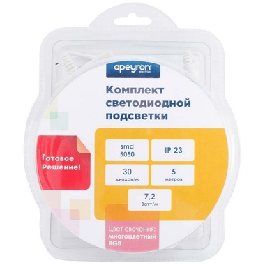 Комплект светодиодной ленты Apeyron 12В 10-47