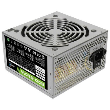 Блок питания 550W Aerocool ECO-550W (ATX, 12V 2.3, 20+4+4 pin, 120mm fan) (ECO-550)