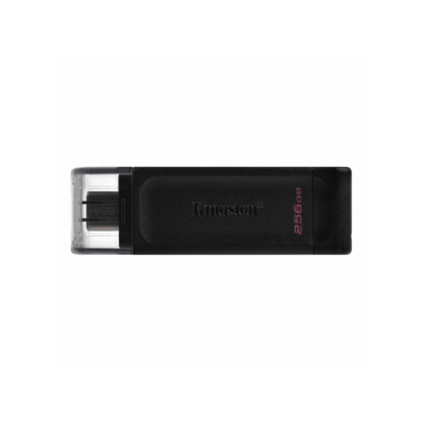 Флеш диск Kingston 128Gb DataTraveler DT70 USB Type-C, plastic case, black (DT70/128GB)