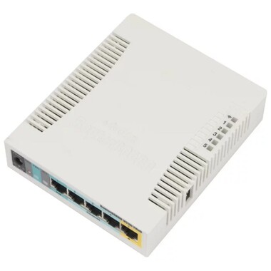 Радиомаршрутизатор Mikrotik RB951Ui-2nD (802.11n, 4xLAN 100 Мбит/сек, MIMO, WEP, WPA, WPA2, USB) (RB951Ui-2nD) RB951UI-2ND