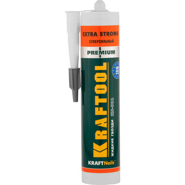 Монтажный клей Kraftool KraftNails Premium KN-901, сверхсильный универсальный, для наружных и внутренних работ, 310 мл 41343_z01