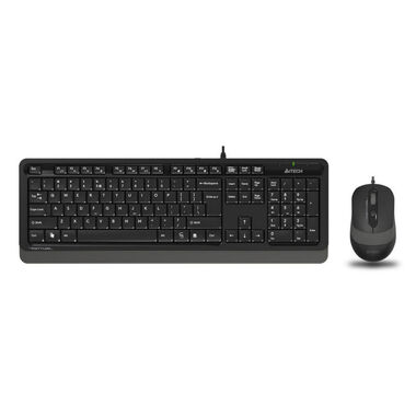 Комплект кл-ра+мышь проводн. A4Tech Fstyler F1010 black/grey (USB, Multimedia, 1600dpi) (F1010 GREY)