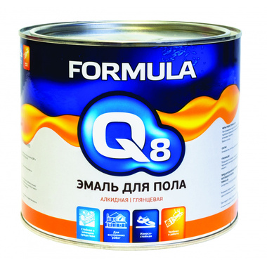 Эмаль Престиж ПФ-266 красно-коричневая 1,9 кг 6 FORMULA Q8 48941