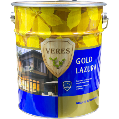 Пропитка Veres Gold Lazura №12 белый 10 л 1 45289