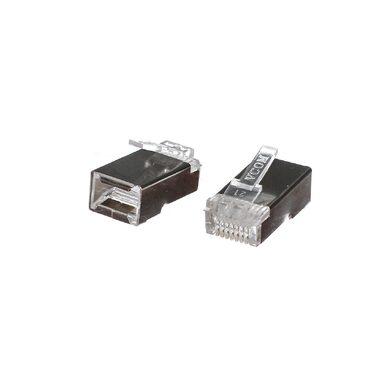 Коннекторы VCOM RJ45 8P8C для FTP кабеля 5 категории, экранированные, 100шт, VNA2230-1/100