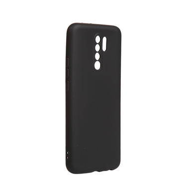 Чехол DF для Xiaomi Redmi 9 с микрофиброй Silicone Black xiOriginal-12 DF-GROUP xiOriginal-12 Black