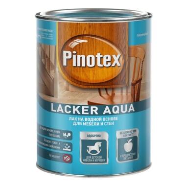 Лак PINOTEX LACKER AQUA 10 на водной основе для мебели и стен, д/вн.работ, матовый 1л 5254104