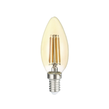 Лампа Jazzway PLED OMNI C35 6w E14 3000K Gold 230, 50 5020634