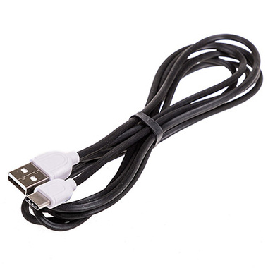 Кабель SKYWAY USB - Type-C 3.0А 2м черный в коробке S09603005