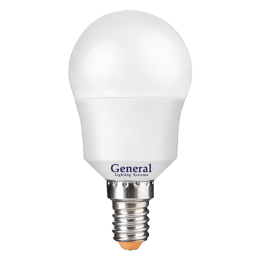 Светодиодная лампа General Lighting Systems Шарик G45F-7W-E14-640800