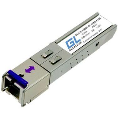 Модуль SFP GIGALINK WDM, 1Гбит/c, одно волокно SM, SC GL-OT-SG14SC1-1310-1550-D