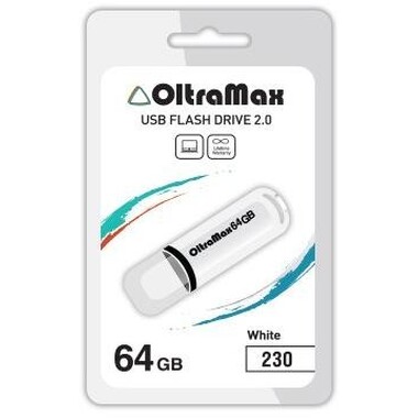 USB флэш-накопитель OLTRAMAX OM-64GB-230-белый