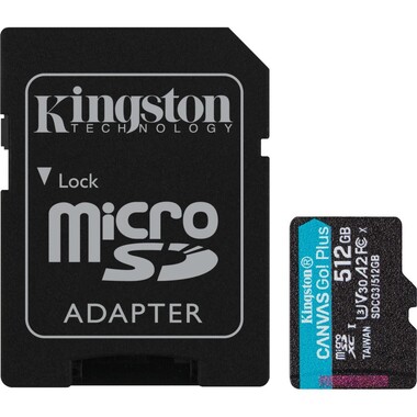 Флеш карта microSDXC 128Gb Kingston Class 10 UHS-I Canvas Go Plus +adapter (SDCG3/128GB)