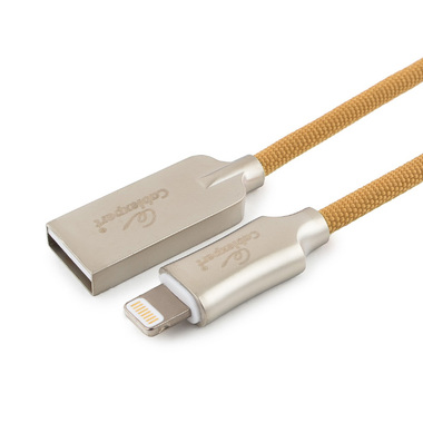 Кабель для Apple Cablexpert MFI USB AM/Lightning, длина 1.8м, золотой CC-P-APUSB02Gd-1.8M