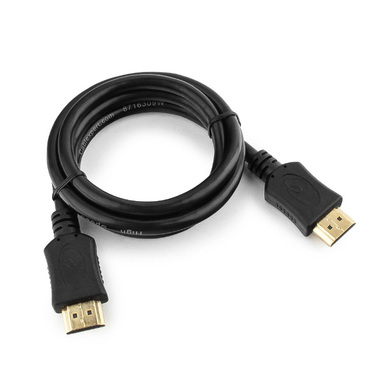 Кабель Cablexpert серия Light HDMI v1.4, 19M/19M, 1м, черный CC-HDMI4L-1M