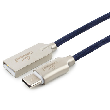 Кабель USB Cablexpert, USB 2.0, AM/microB, длина 1м, синий CC-P-mUSB02Bl-1M