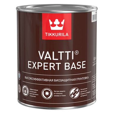 Высокоэффективная биозащитная грунтовка TIKKURILA VALTTI EXPERT BASE 0,9л 700009578