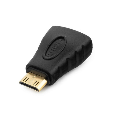 Переходник Cablexpert HDMI-mini HDMI, 19F/19M, золотые разъемы, пакет A-HDMI-FC