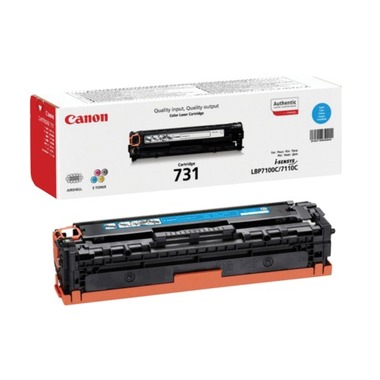 Картридж лазерный CANON (731C) LBP7100/7110/MF8230/8280, голубой, ресурс 1500 страниц, оригинальный, 6271B002