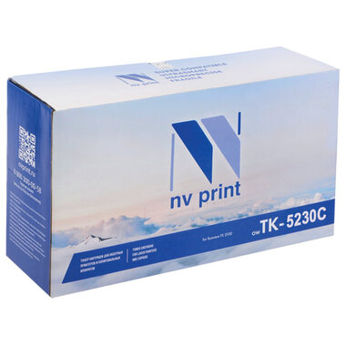 Тонер-картридж NV PRINT (NV-TK-5230C) для KYOCERA ECOSYS P5021cdn/M5521cdn, голубой, ресурс 2200 стр. NV-TK5230C