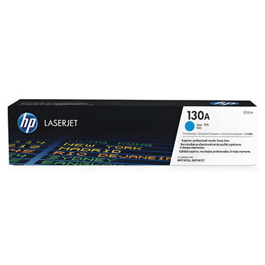 Картридж лазерный HP (CF351A) ColorLaserJet M176n/M177fw, голубой, оригинальный, ресурс 1000 страниц