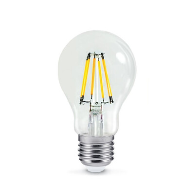 Светодиодная лампа IN HOME LED-A60-deco 9Вт 230В Е27 6500К 810Лм прозрачная 4690612026107