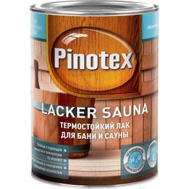 Лак PINOTEX LACKER SAUNA 20 на водной основе, термостойкий, д/вн.работ, полуматовый 2,7л 5254108