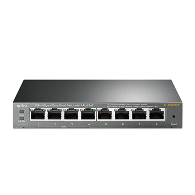 Управляемый коммутатор TP-Link 8G 4PoE 55W TL-SG108PE