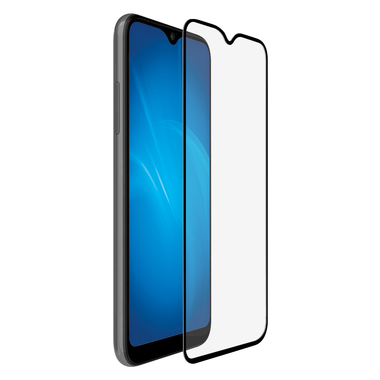 Закаленное стекло DF для Samsung Galaxy A01 Core Fullscreen Full Glue Black Frame sColor-105 DF-GROUP