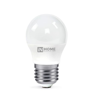 Светодиодная лампа IN HOME LED-ШАР-VC 11Вт 230В Е27 4000К 820Лм 4690612020617