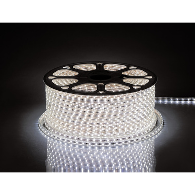 Cветодиодная LED лента FERON, LEDх60/м, 100м, 4.4w/m, 220в., IP68, белый 26243