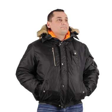 Куртка СПРУТ Аляска, черная, размер 48-50/96-100, рост 182-188, 110000