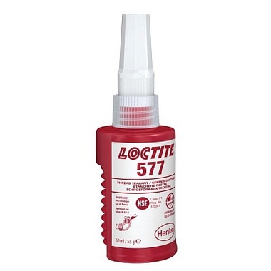 Резьбовой гелеобразный герметик Loctite 577 для неактивных металлов 50 мл 2068516