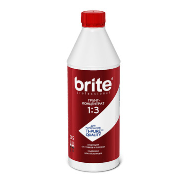 Грунт-концентрат BRITE PROFESSIONAL 1:3, бутылка 0,9 л О02255