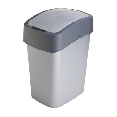 Контейнер для мусора CURVER FLIP BIN 25 л, графит 02171-686-00