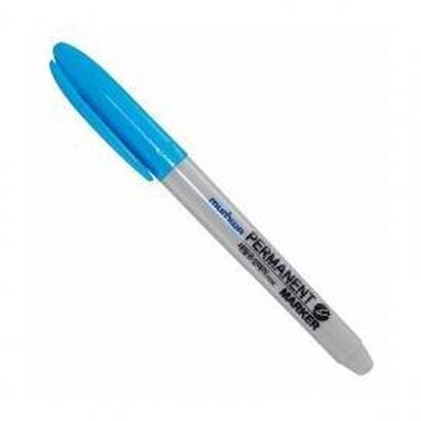 Перманентный маркер Munhwa FPM-12 голубой, пулевидный, 1,5мм