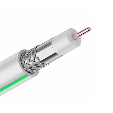 Коаксиальный кабель CADENA RG-6SAT-Optima высокого качества белый MP RG6SAT-Optima-CADWMP