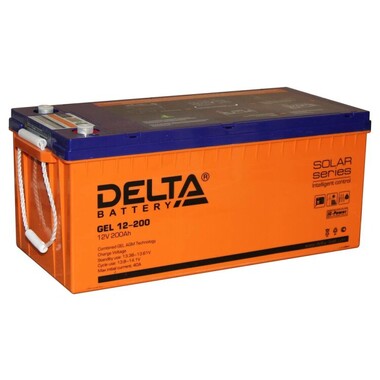 Акумуляторная батарея 12 В 200А*ч GEL 12-200,срок службы до 12 лет DELTA